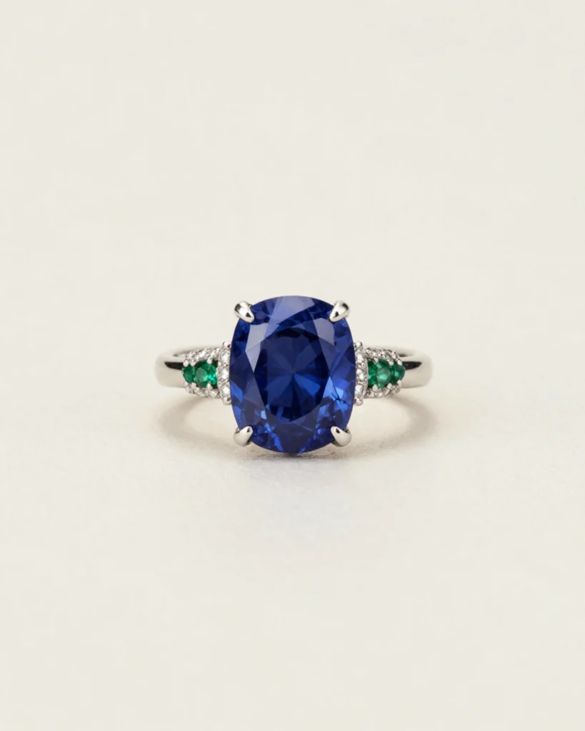 sapphire emerald ring result